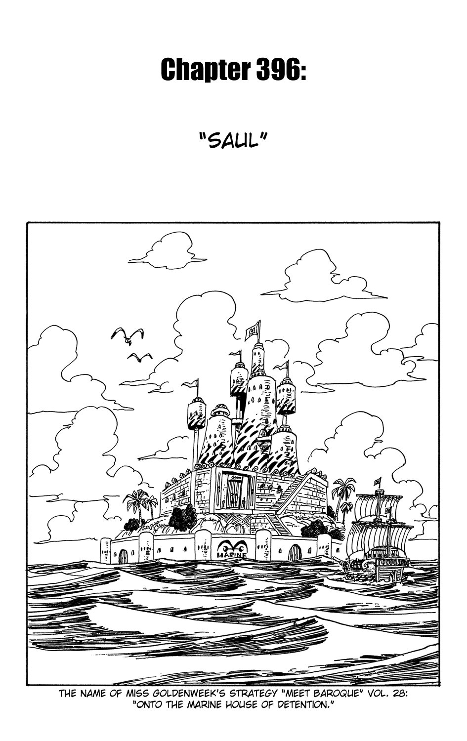 One Piece, Chapter 396 image 01